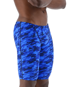 TYR Camo Blue Jammer Swimsuit -Swimming Race Suits Shop SCAM7A 420 alt06