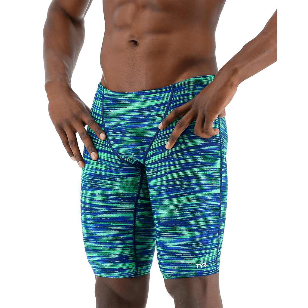 TYR Fizzy Blue/Green Wave Jammer 2 TYR Fizzy Blue/Green Wave Jammer - Image 2