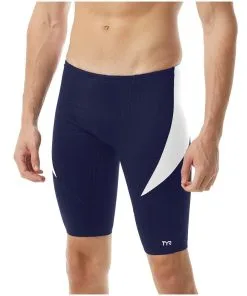 TYR Hexa Durafast Elite® Curve Splice Navy/White Jammer