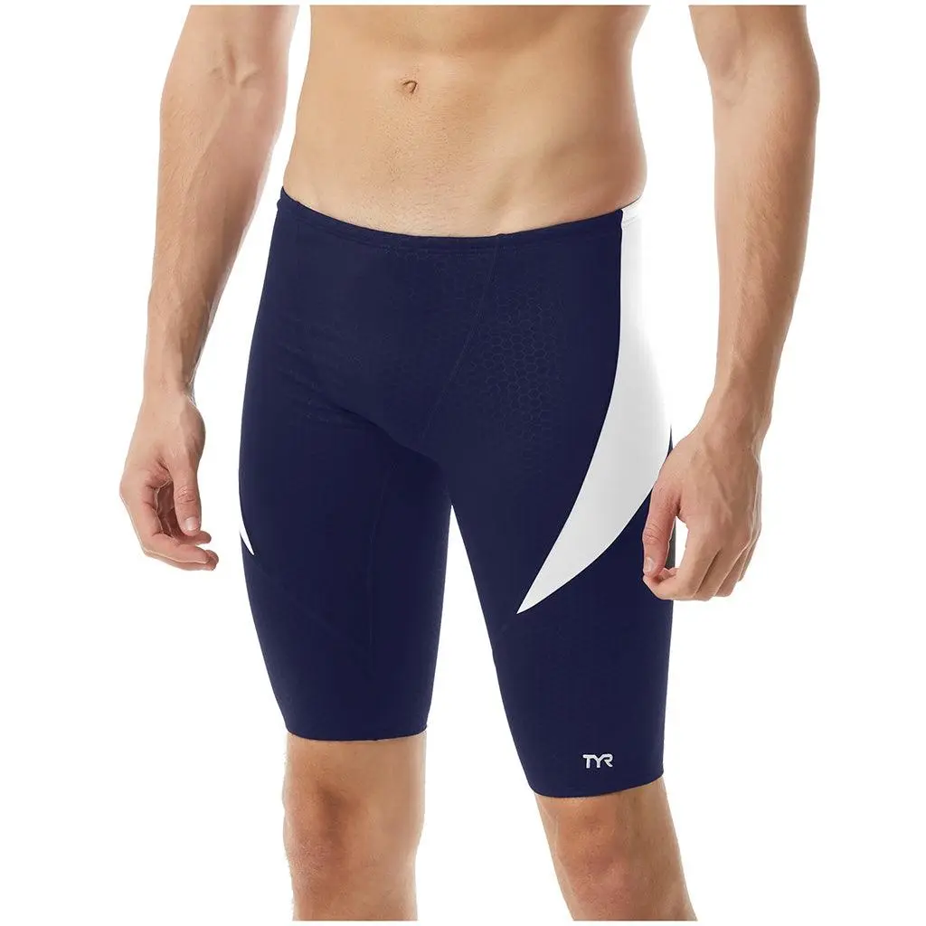TYR Hexa Durafast Elite® Curve Splice Navy/White Jammer 1 TYR Hexa Durafast Elite® Curve Splice Navy/White Jammer