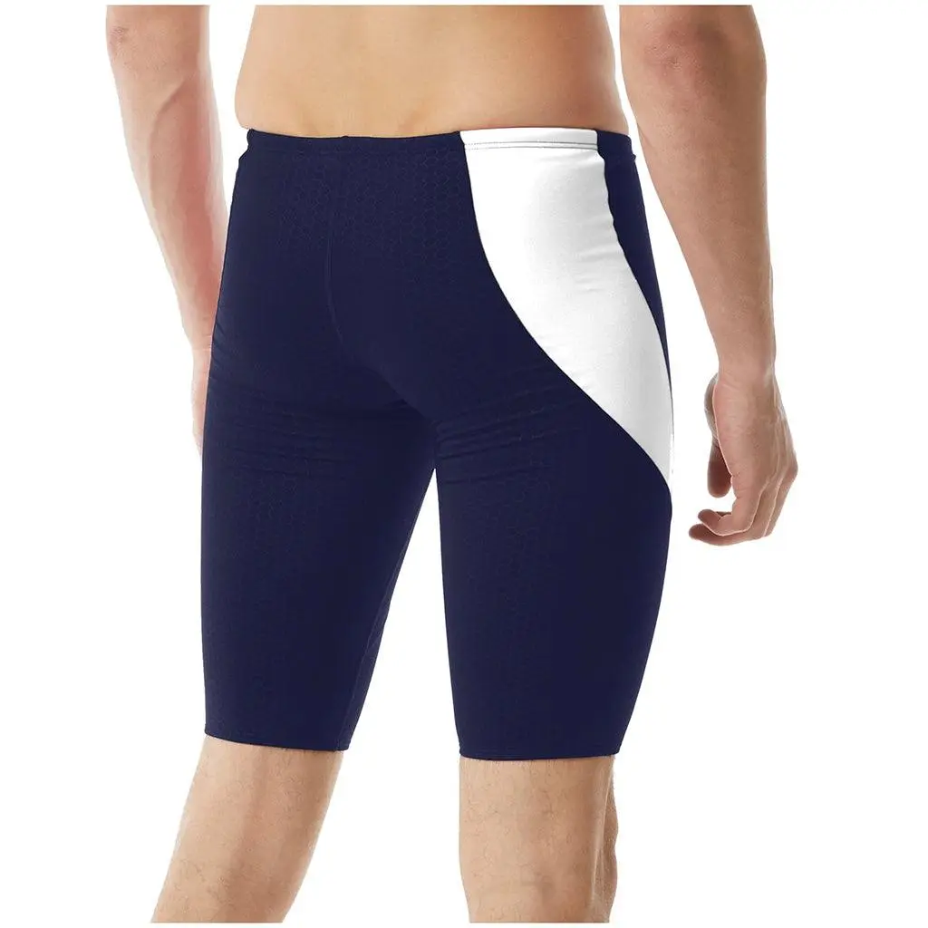 TYR Hexa Durafast Elite® Curve Splice Navy/White Jammer 2 TYR Hexa Durafast Elite® Curve Splice Navy/White Jammer - Image 2