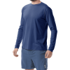 TYR Mens SunDefense Navy Long Sleeve Shirt