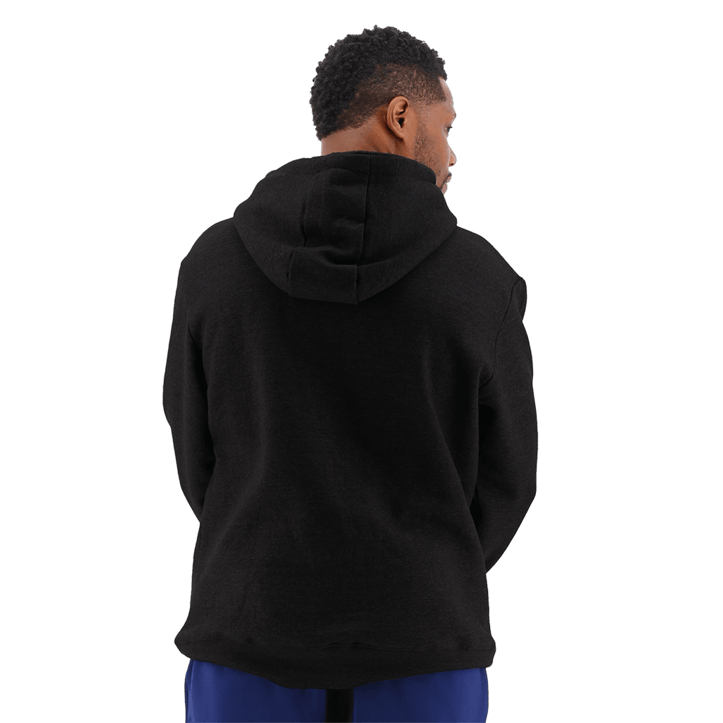 TYR Men Big Outline Logo Hoodie Black/Silver 2 TYR Men Big Outline Logo Hoodie Black/Silver - Image 2