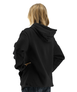 TYR Womens Outline Logo Hoodie Black/Silver 8 TYR Womens Outline Logo Hoodie Black/Silver -Swimming Race Suits Shop TYRWHB3A 064 alt03