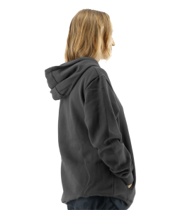 TYR Womens Outline Logo Hoodie Charcoal/Silver -Swimming Race Suits Shop TYRWHB3A 952 alt05