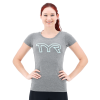 TYR Womens Grey/Mint Big Outline T-Shirt