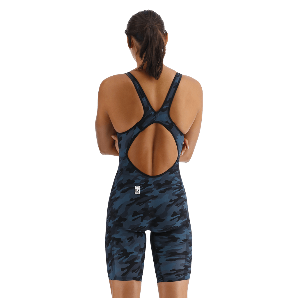 TYR Venzo Camo Deep Teal Open Back Race Suit 2 TYR Venzo Camo Deep Teal Open Back Race Suit - Image 2