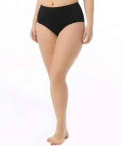 TYR Solid High Waist Swim Bottom -Swimming Race Suits Shop bshm7a 001 alt05b