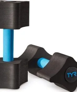 TYR Aquatic Dumbbells Black Blue