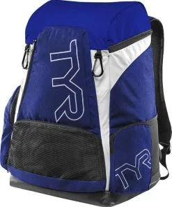 TYR Alliance 45L Back Pack - Royal/White