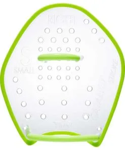 TYR Catalyst Stroke Training Paddles -Swimming Race Suits Shop lcatstk green clear rt 1