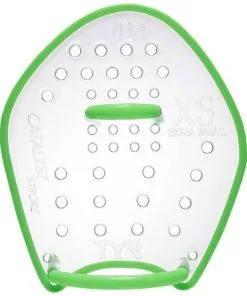 TYR Catalyst Stroke Training Paddles -Swimming Race Suits Shop lcatstk lime xs clear lt 2