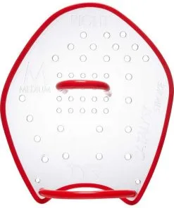 TYR Catalyst Stroke Training Paddles -Swimming Race Suits Shop lcatstk red clear rt 2