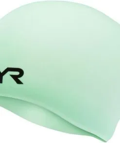 TYR Adult Long Hair Silicone Wrinkle-Free Swim Cap -Swimming Race Suits Shop lcsl 332 alt1