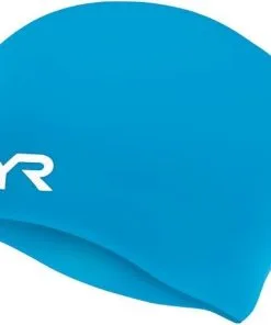 TYR Adult Long Hair Silicone Wrinkle-Free Swim Cap -Swimming Race Suits Shop lcsl 420 alt1
