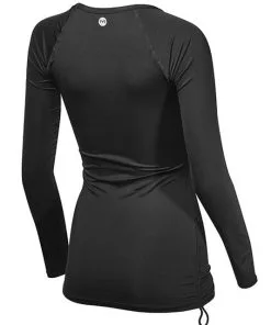 TYR Womens Belize Long Sleeve Rashguard -Swimming Race Suits Shop swfnl7a 001 alt02 4