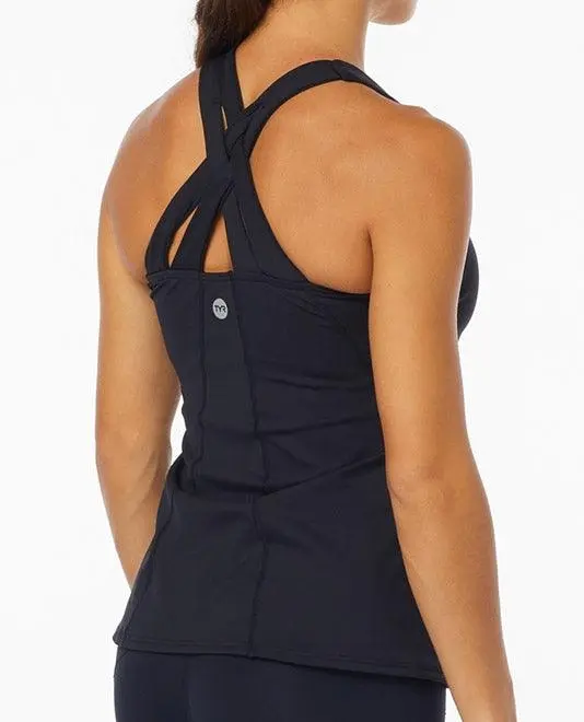 TYR Womens Lola Tank Solid 2 TYR Womens Lola Tank Solid - Image 2