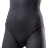 TYR Thresher Grey/Red Open Back Knee Race Suit
