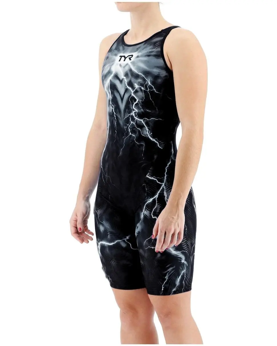 TYR Womens Venzo Phantom Black Oblivion Closed Back Race Suit 1 TYR Womens Venzo Phantom Black Oblivion Closed Back Race Suit