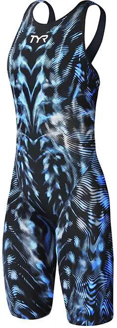 TYR Venzo Genisis Steel Blue Closed Back Race Suit 1 TYR Venzo Genisis Steel Blue Closed Back Race Suit