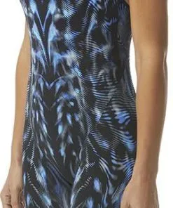 TYR Venzo Genisis Steel Blue Closed Back Race Suit 6 TYR Venzo Genisis Steel Blue Closed Back Race Suit -Swimming Race Suits Shop vzncb6a 199 alt05