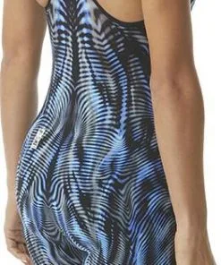 TYR Venzo Genisis Steel Blue Closed Back Race Suit 7 TYR Venzo Genisis Steel Blue Closed Back Race Suit -Swimming Race Suits Shop vzncb6a 199 alt06