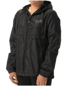 TYR Womens Black Elite Team Windbreaker