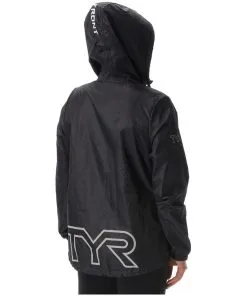TYR Womens Black Elite Team Windbreaker 5 TYR Womens Black Elite Team Windbreaker -Swimming Race Suits Shop wfzw2a 001up alt06 10
